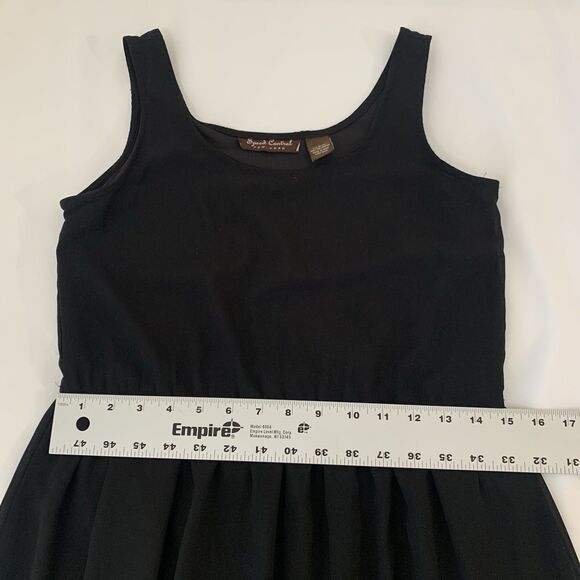 Flowy Maxi Dress Women S Black Sleeveless Sheer Boho Romantic Whimsygoth Fairy - Picture 6 of 8